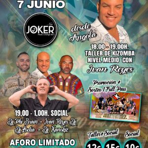Tarde y Noche de Kizomba en New Joker (sabado 7 de Junio
