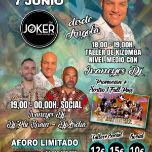 Tarde y Noche de Kizomba en New Joker (sabado 7 de Junio